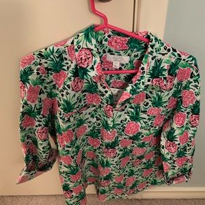 Linen Pineapple Blouse 🍍🍍🍍